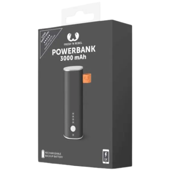 Power Bank Fresh 'N Rebel 1 Port 3000 мАч/ Черный photo 4