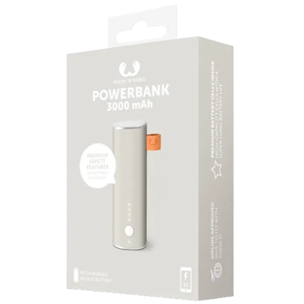 Power Bank Fresh 'N Rebel 1 Port 3000 мАч/ Grey photo 3
