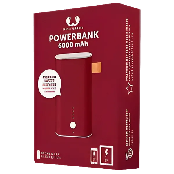 Power Bank Fresh 'N Rebel 1 Port 6000 мАч/ Бургундия photo 2