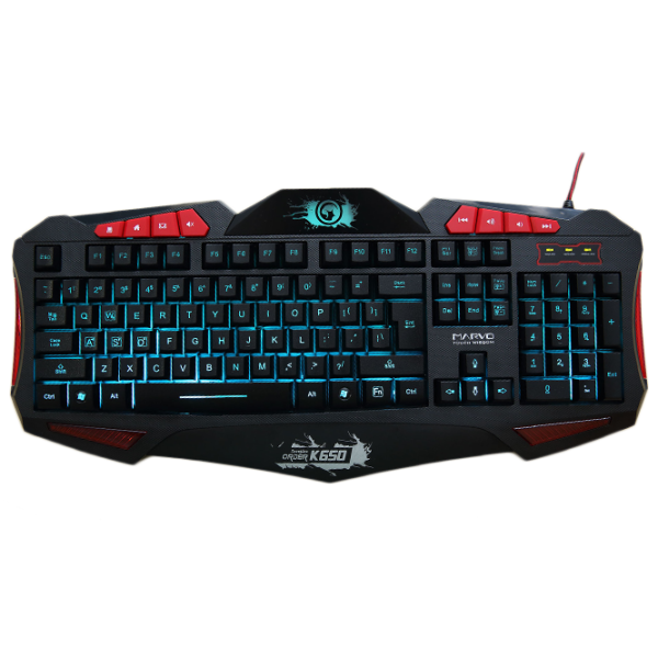 Tastatură Marvo K650 Cu fir/ Black photo 2 Tastatură Marvo K650 Cu fir/ Black photo 2