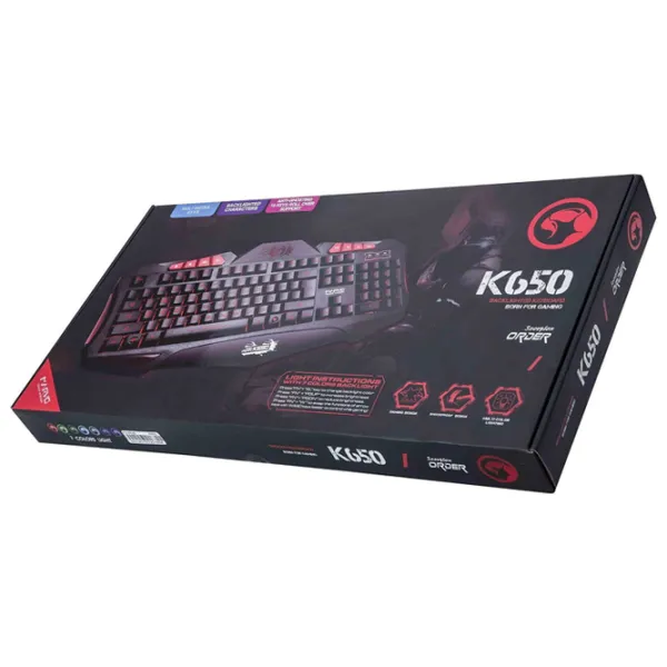 Tastatură Marvo K650 Cu fir/ Black photo 7 Tastatură Marvo K650 Cu fir/ Black photo 7