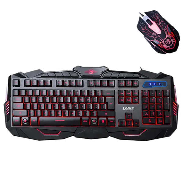 Tastatură Marvo KM400 Cu fir/ Black photo 2