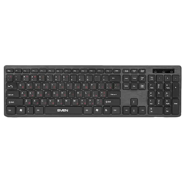 Tastatură Sven Elegance 5800 Fără fir / Black photo 1