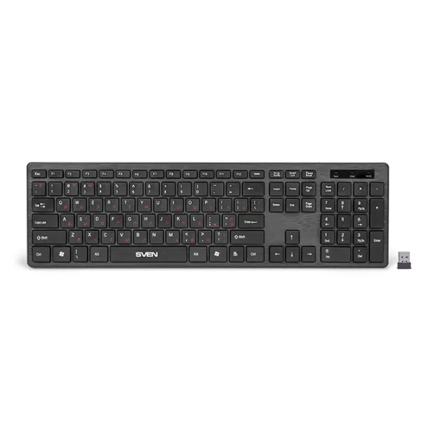 Tastatură Sven Elegance 5800 Fără fir / Black photo 2