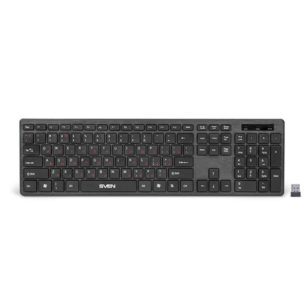 Tastatură Sven Elegance 5800 Fără fir / Black photo 2