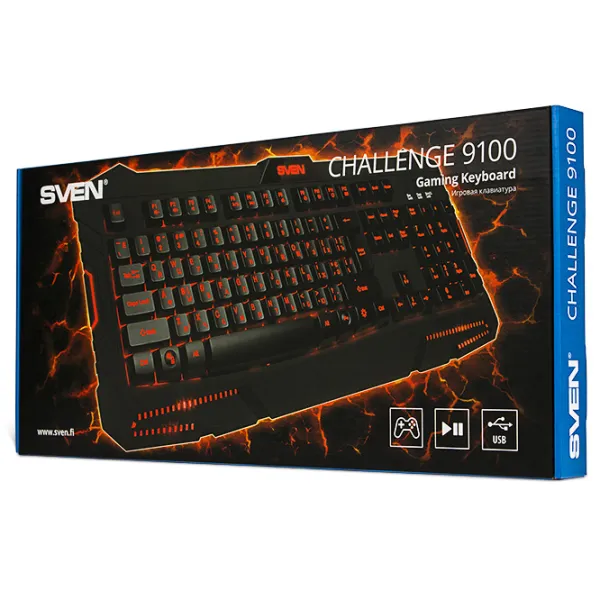 Клавиатура Sven Gaming Challenge 9100 Проводная / Черный photo 7