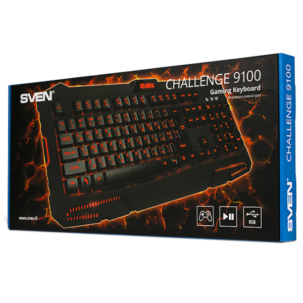 Клавиатура Sven Gaming Challenge 9100 Проводная / Черный photo 7