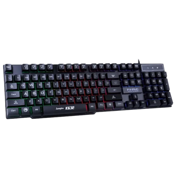 Tastatură Marvo K632 Cu fir/ Black photo 2 Tastatură Marvo K632 Cu fir/ Black photo 2