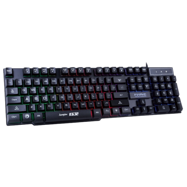 Tastatură Marvo K632 Cu fir/ Black photo 2 Tastatură Marvo K632 Cu fir/ Black photo 2