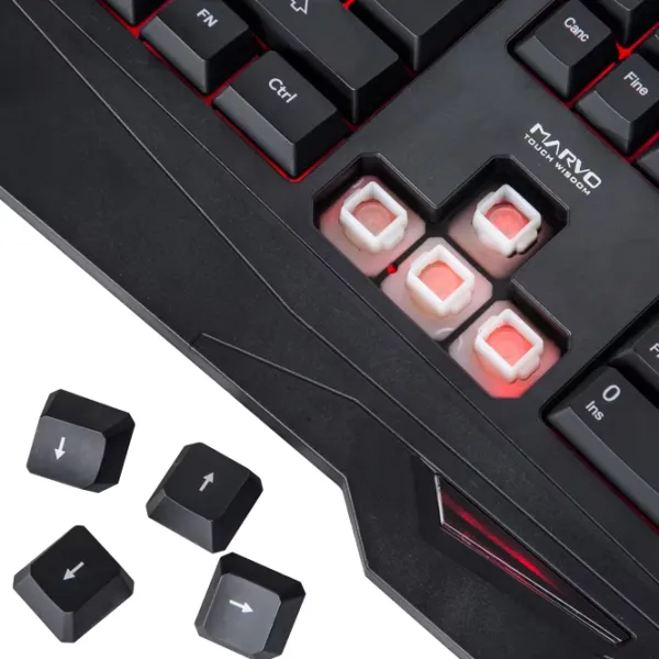 Tastatură Marvo KG748 Cu fir/ Black photo 4