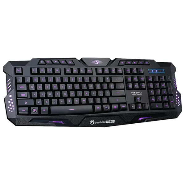 Tastatură Marvo K636 Cu fir/ Black photo 2 Tastatură Marvo K636 Cu fir/ Black photo 2