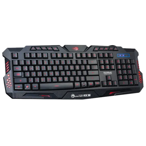 Tastatură Marvo K636 Cu fir/ Black photo 3 Tastatură Marvo K636 Cu fir/ Black photo 3