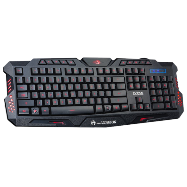 Tastatură Marvo K636 Cu fir/ Black photo 3 Tastatură Marvo K636 Cu fir/ Black photo 3