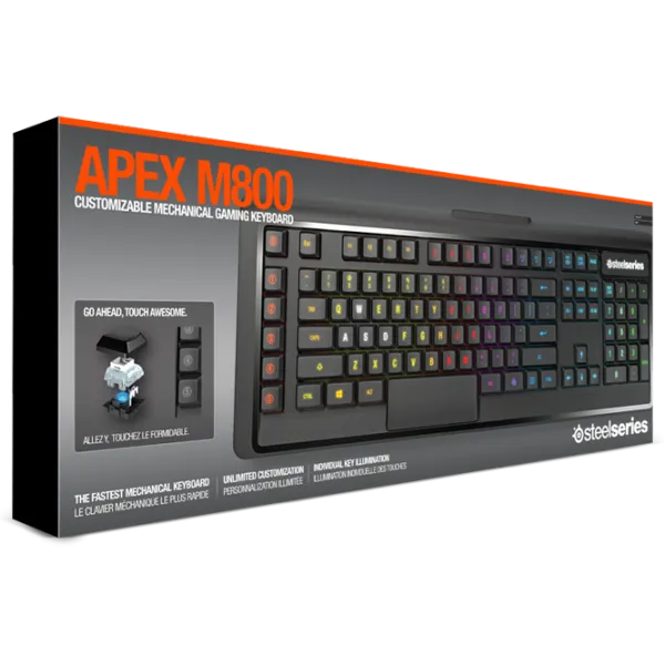 Tastatură Steelseries APEX M800 Cu fir/ Black photo 6