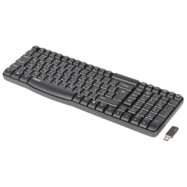 Клавиатура RAPOO E1050 Беспроводные / Черный photo 2