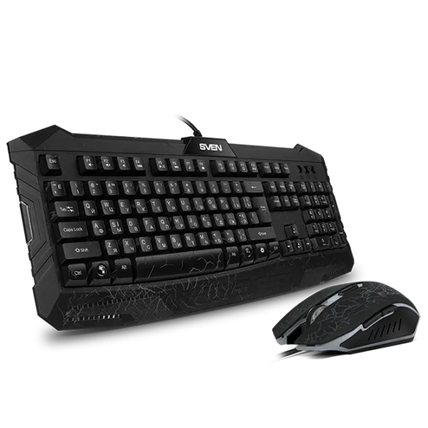 Tastatura & Mouse Sven GS-9400 Combo Cu fir/ Black photo 4