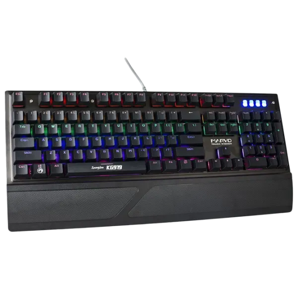 Tastatură Marvo KG919 Cu fir/ Black photo 2 Tastatură Marvo KG919 Cu fir/ Black photo 2