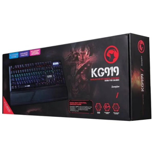 Tastatură Marvo KG919 Cu fir/ Black photo 4 Tastatură Marvo KG919 Cu fir/ Black photo 4