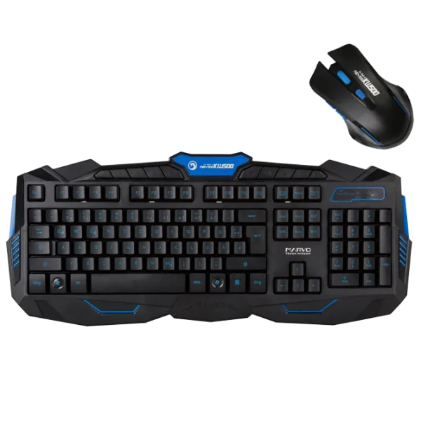 Set Marvo KW500 Fără fir/ Black photo 2