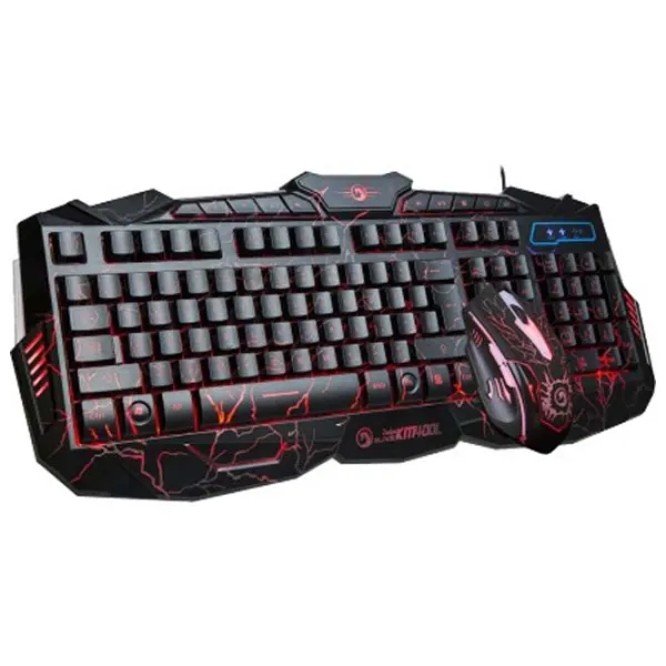 Tastatura & Mouse Marvo KM400L Cu fir/ Black photo 4