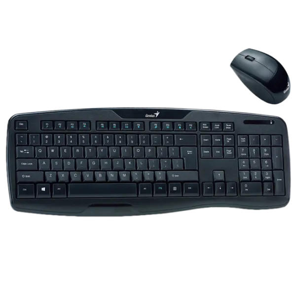 Set Genius KB-8000X Fără fir/ Black photo 2