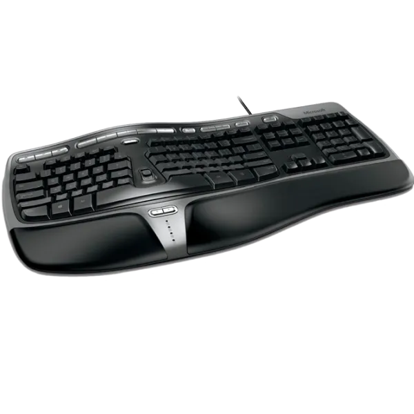 Tastatură Microsoft Natural Ergonomic 4000 Cu fir/ Black photo 2 Tastatură Microsoft Natural Ergonomic 4000 Cu fir/ Black photo 2