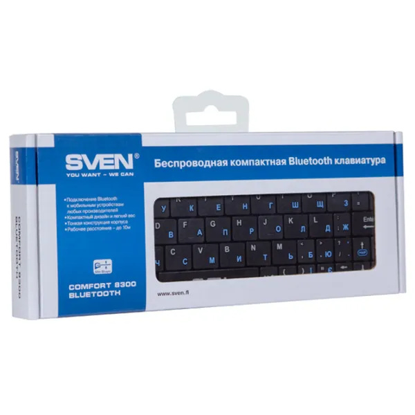 Tastatură Sven Comfort 8300 Fără fir/ Black photo 5