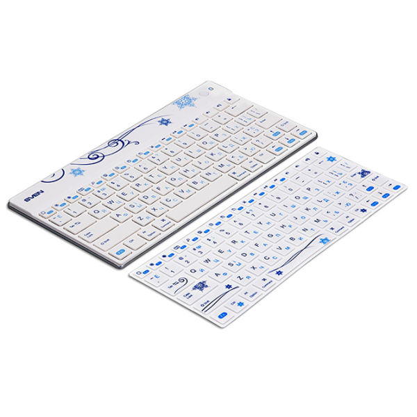 Tastatură Sven Comfort 8500 Fără fir/ White photo 3