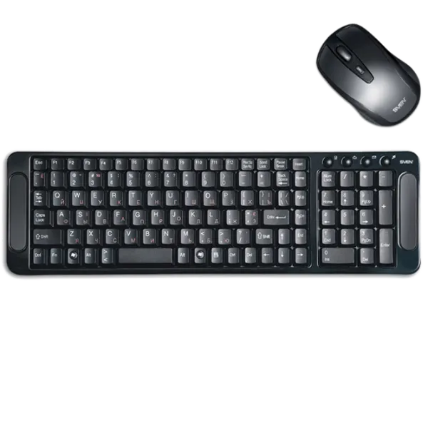 Tastatură Sven Comfort 4600 Fără fir / Black photo 2