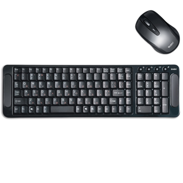 Tastatură Sven Comfort 4600 Fără fir / Black photo 2