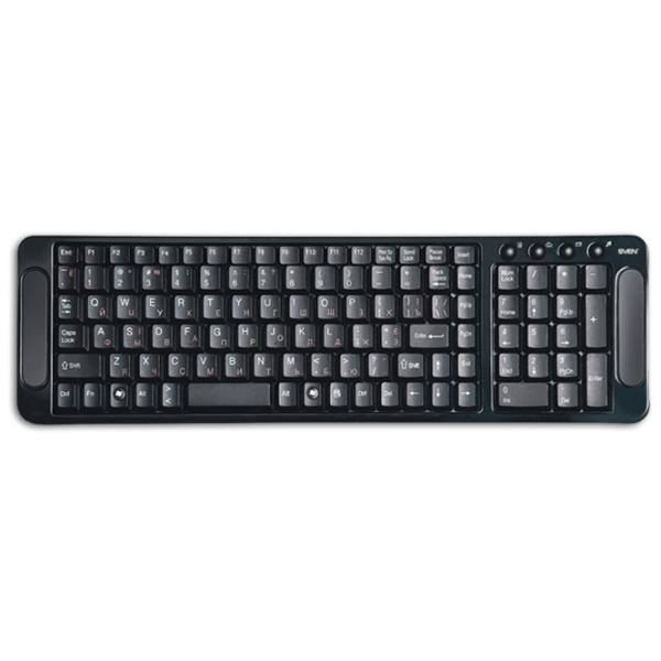 Tastatură Sven Comfort 4600 Fără fir / Black photo 3