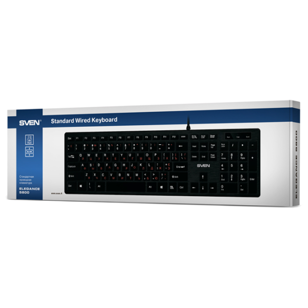 Клавиатура Sven Elegance 5800 Проводная / Черный photo 4