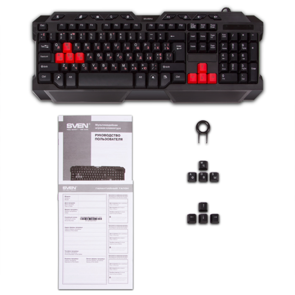 Tastatură Sven Gaming Challenge 9700 Cu fir / Black photo 6