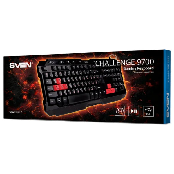 Tastatură Sven Gaming Challenge 9700 Cu fir / Black photo 7