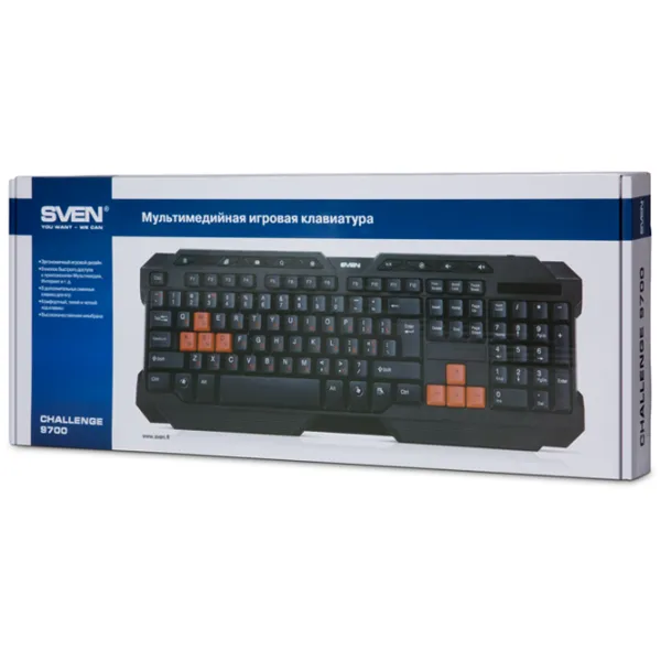 Tastatură Sven Gaming Challenge 9700 Cu fir / Black photo 8
