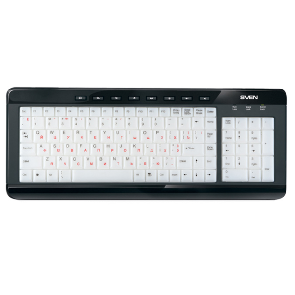 Клавиатура Sven Comfort 7200 EL Проводная/ Черный photo 2
