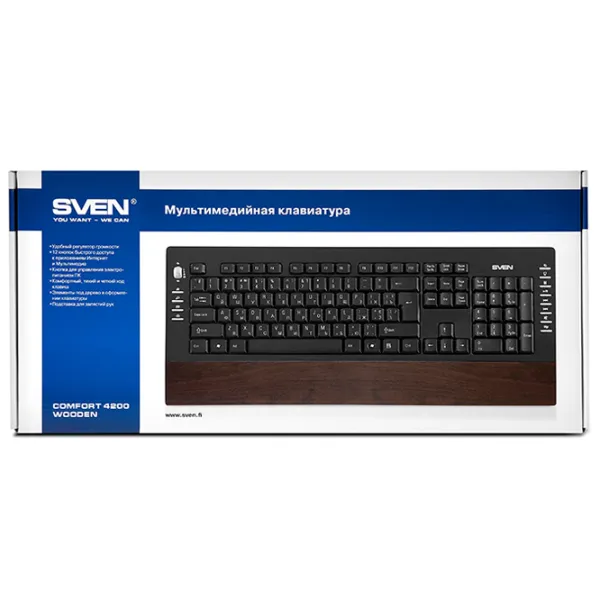 Tastatură Sven Comfort 4200 Cu fir / Black photo 7