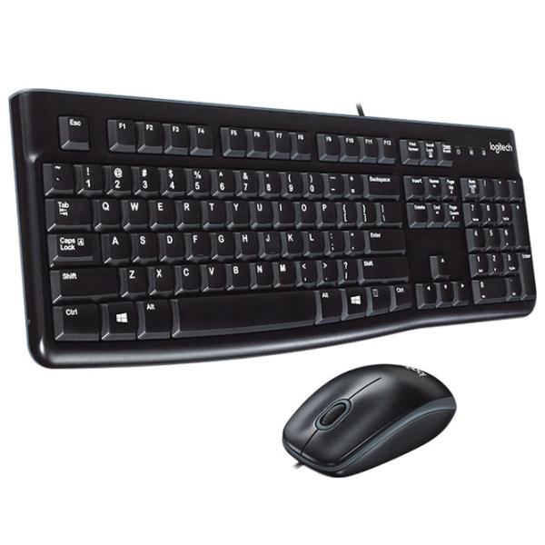 Клавиатура и Мышь Logitech Desktop MK120 Проводная/ Черный photo 2