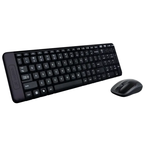 Клавиатура и Мышь Logitech Desktop MK220 Беспроводные / Черный photo 3