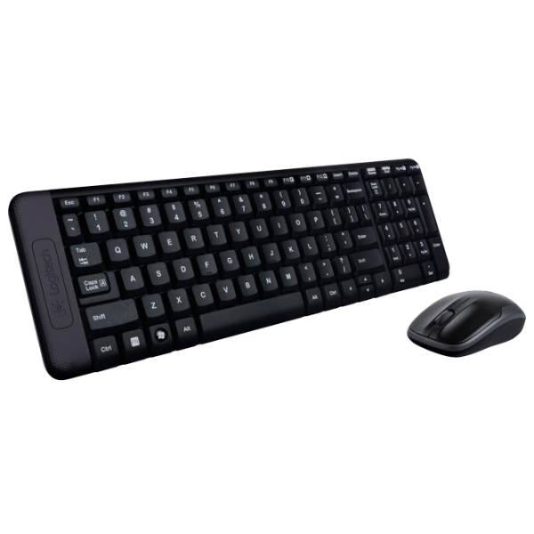 Клавиатура и Мышь Logitech Desktop MK220 Беспроводные / Черный photo 3