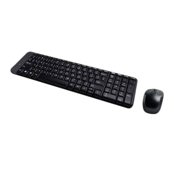 Клавиатура и Мышь Logitech Desktop MK220 Беспроводные / Черный photo 4