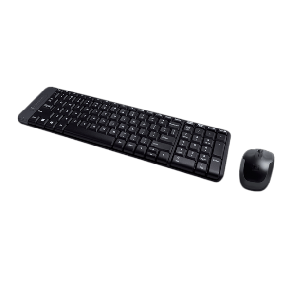 Клавиатура и Мышь Logitech Desktop MK220 Беспроводные / Черный photo 4