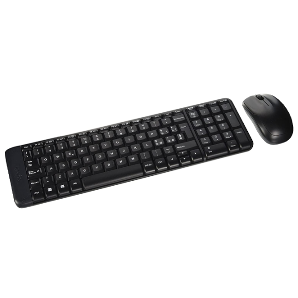 Клавиатура и Мышь Logitech Desktop MK220 Беспроводные / Черный photo 5