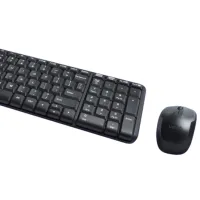 Tastatura & Mouse Logitech Desktop MK220 Fără fir / Black photo 6