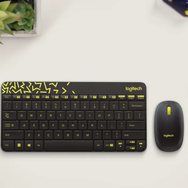 Клавиатура и Мышь Logitech Desktop MK240 Беспроводные / Черный photo 7