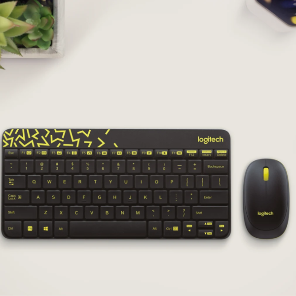 Клавиатура и Мышь Logitech Desktop MK240 Беспроводные / Черный photo 7