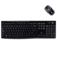 Tastatura & Mouse Logitech Desktop MK270 Fără fir / Black photo 3