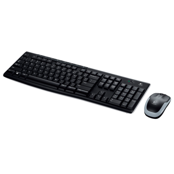 Клавиатура и Мышь Logitech Desktop MK270 Беспроводные / Черный photo 4
