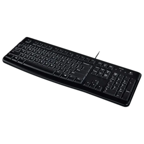 Tastatură Logitech K120 Cu fir/ Black photo 4 Tastatură Logitech K120 Cu fir/ Black photo 4