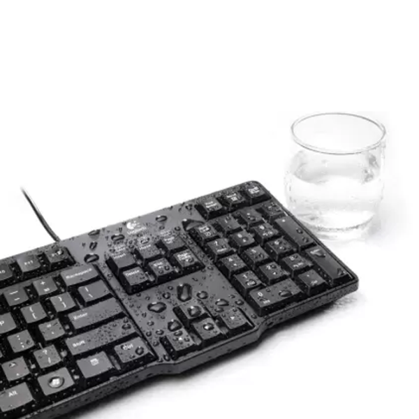 Клавиатура Logitech K100 Проводная/ Черный photo 6